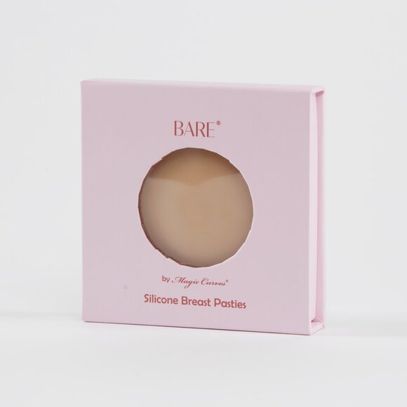 BARE by Magic Curves - (Dark Nude) Silicone Breast Pasties - Picture 3 of 8